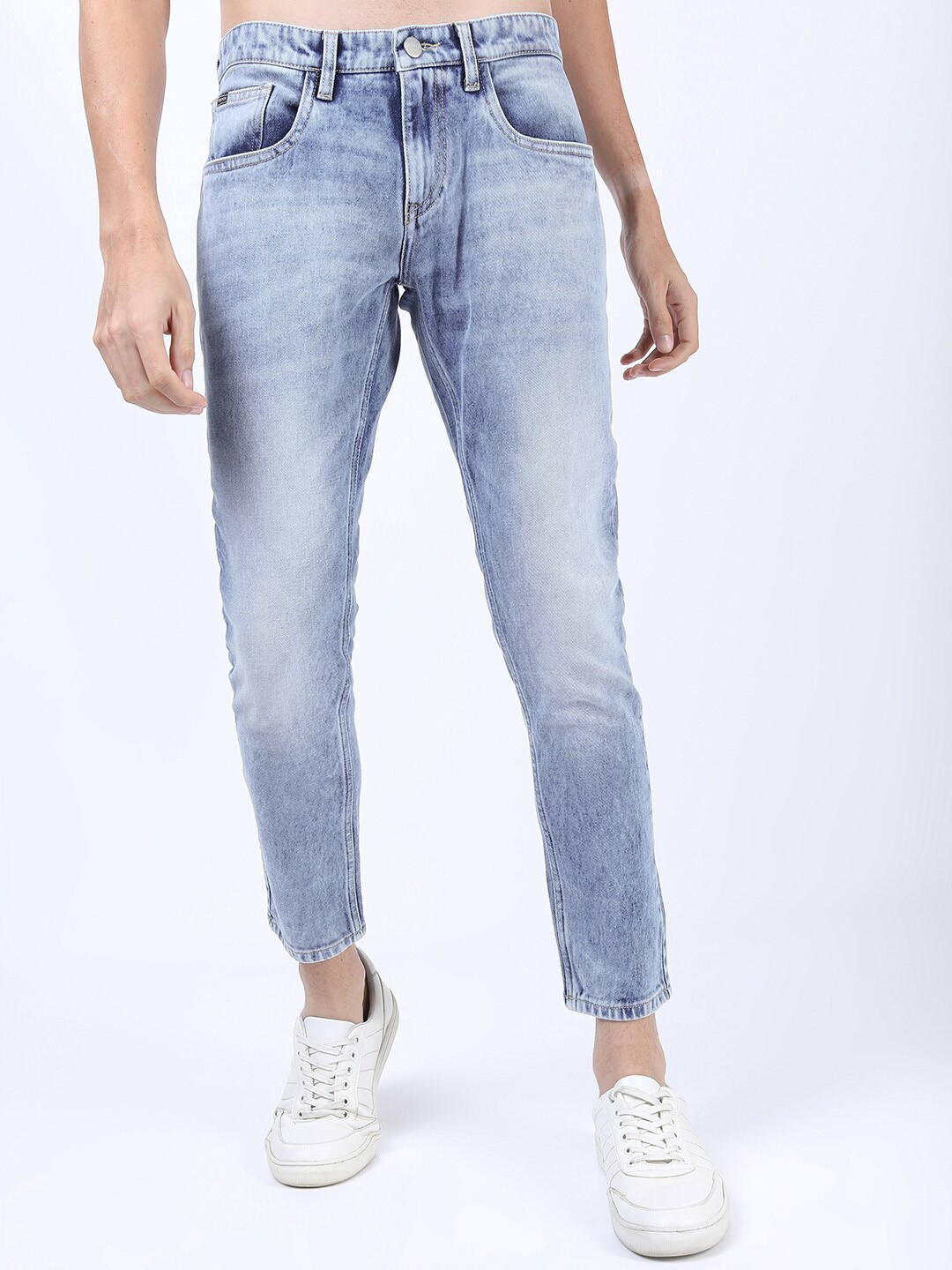 

KETCH Men Blue Skinny Fit Heavy Fade Stretchable Jeans