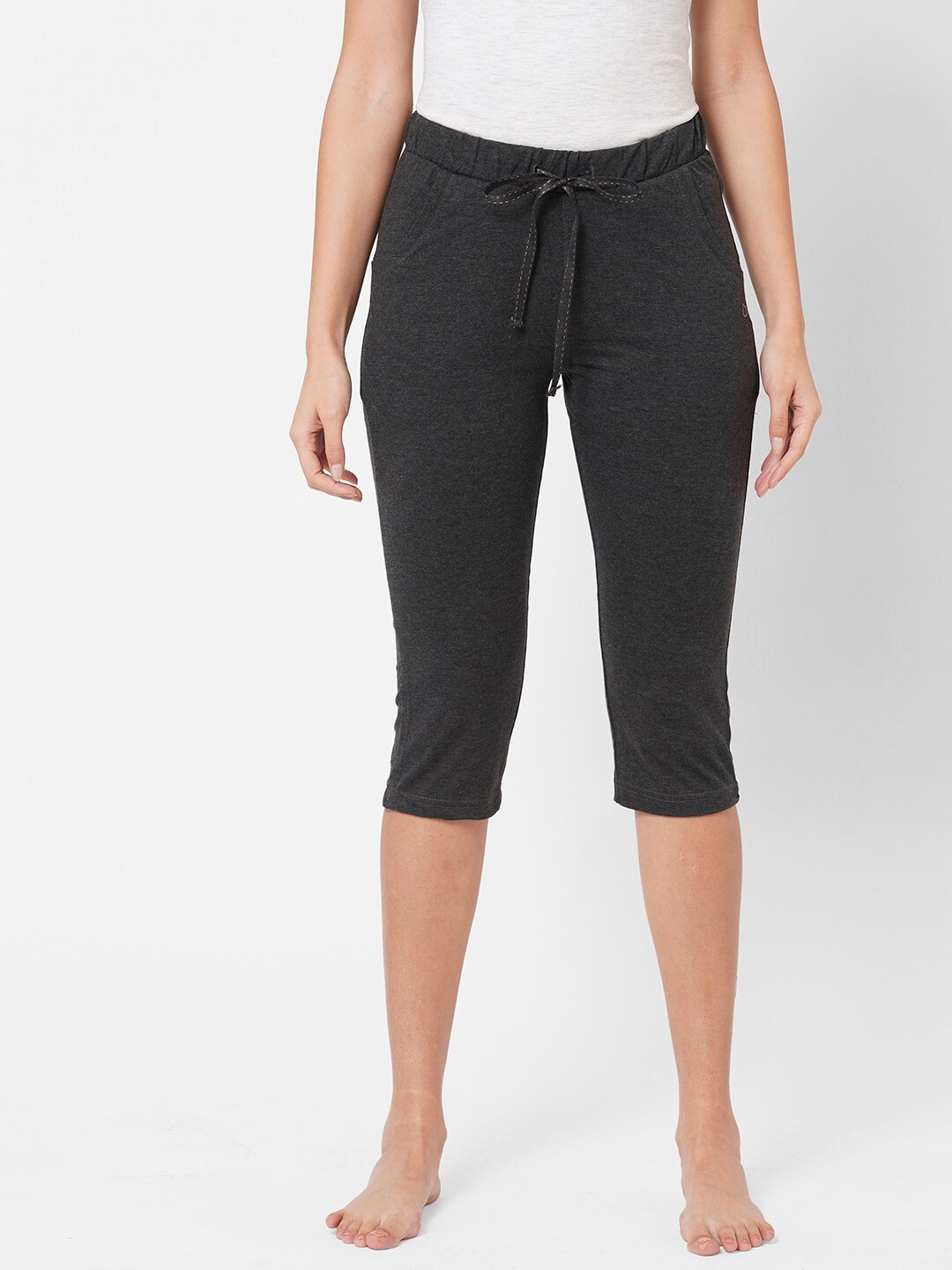 

Sweet Dreams Women Charcoal Lounge Capris