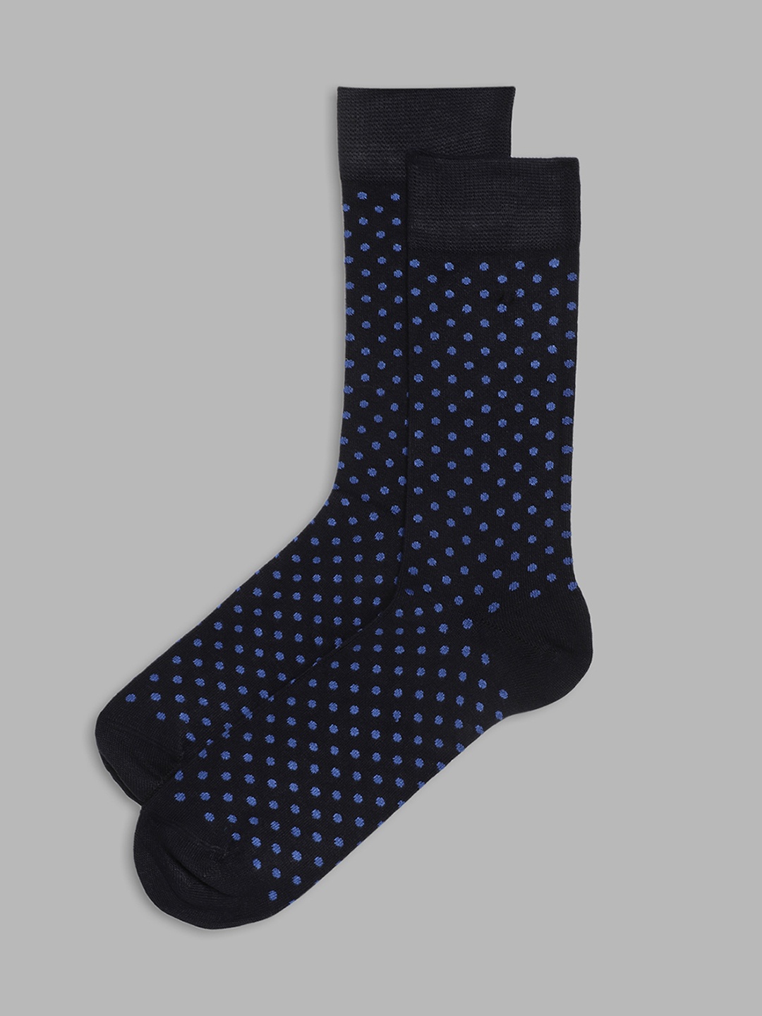 

LINDBERGH Men Pack Of 2 Navy Blue Printed Calf Length Socks