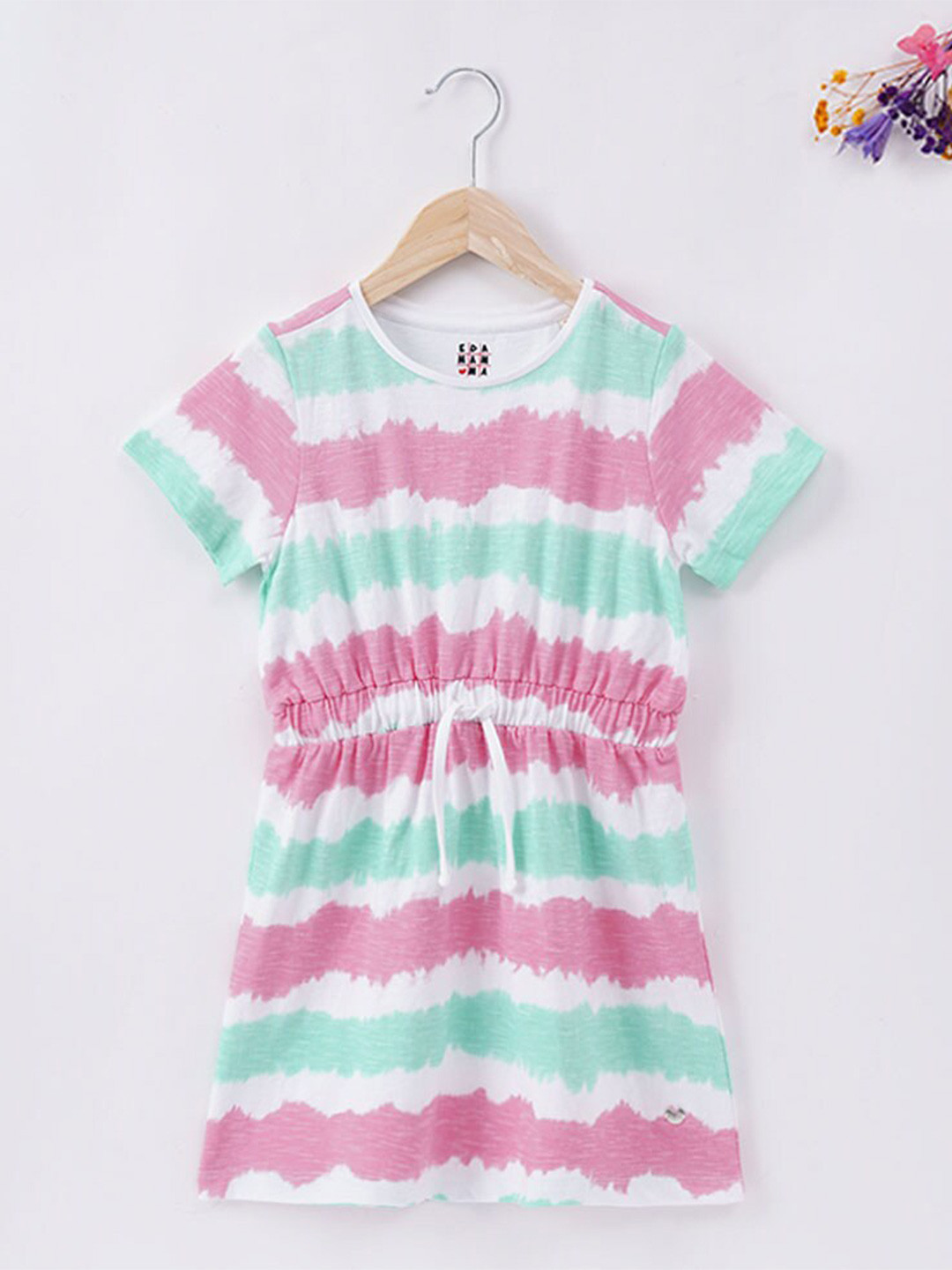 

Ed-a-Mamma Girls Pink Tie and Dye Dyed Sweater Dress
