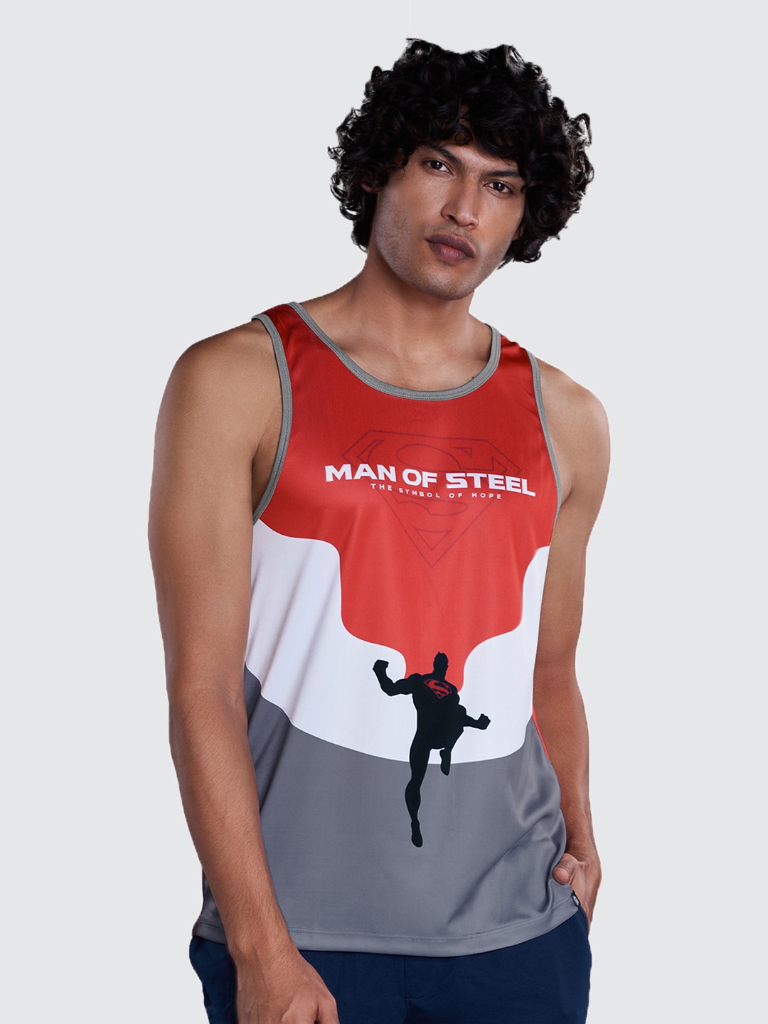 

The Souled Store Men Red & White Printed Pure Cotton Innerwear Vests