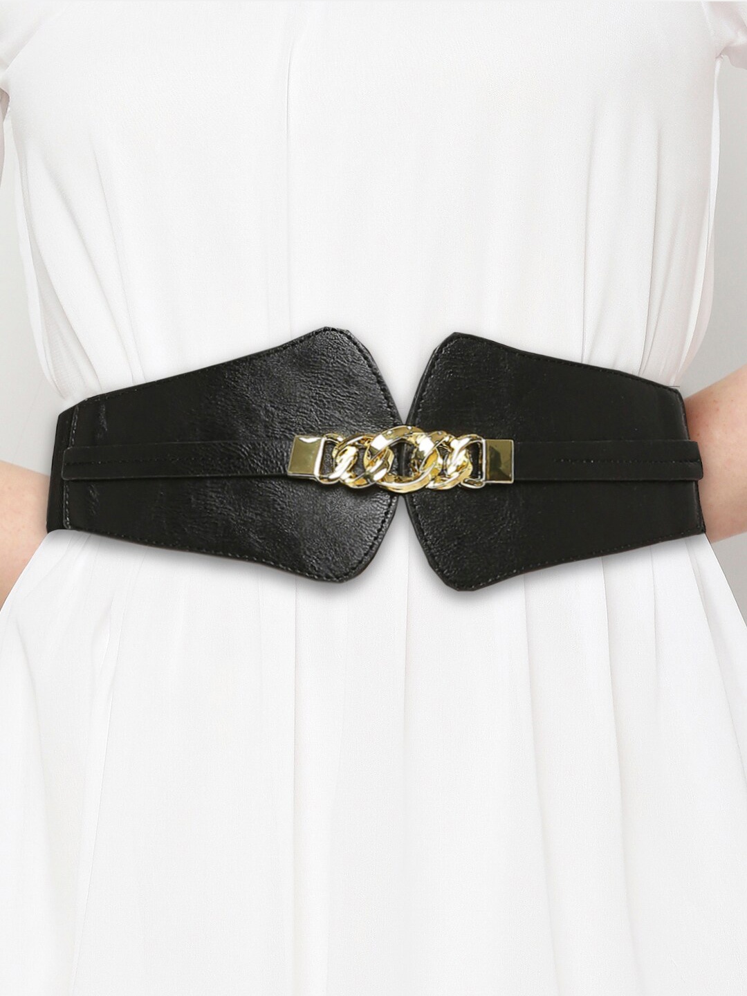 

20Dresses Women Black PU Belt