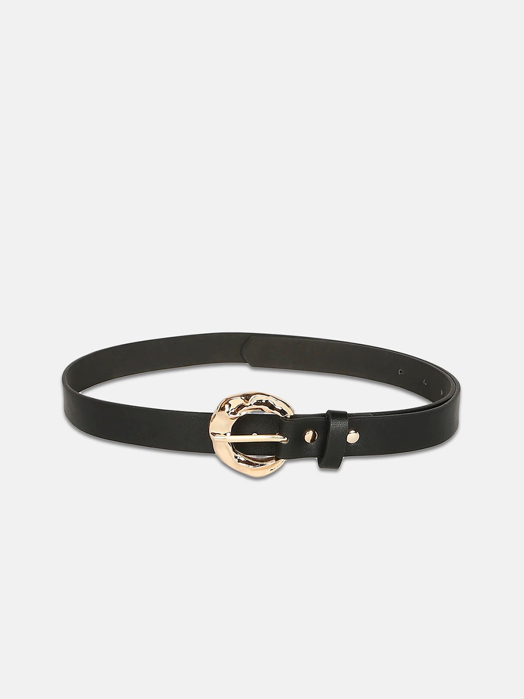 

20Dresses Women Black Solid Casual Belt