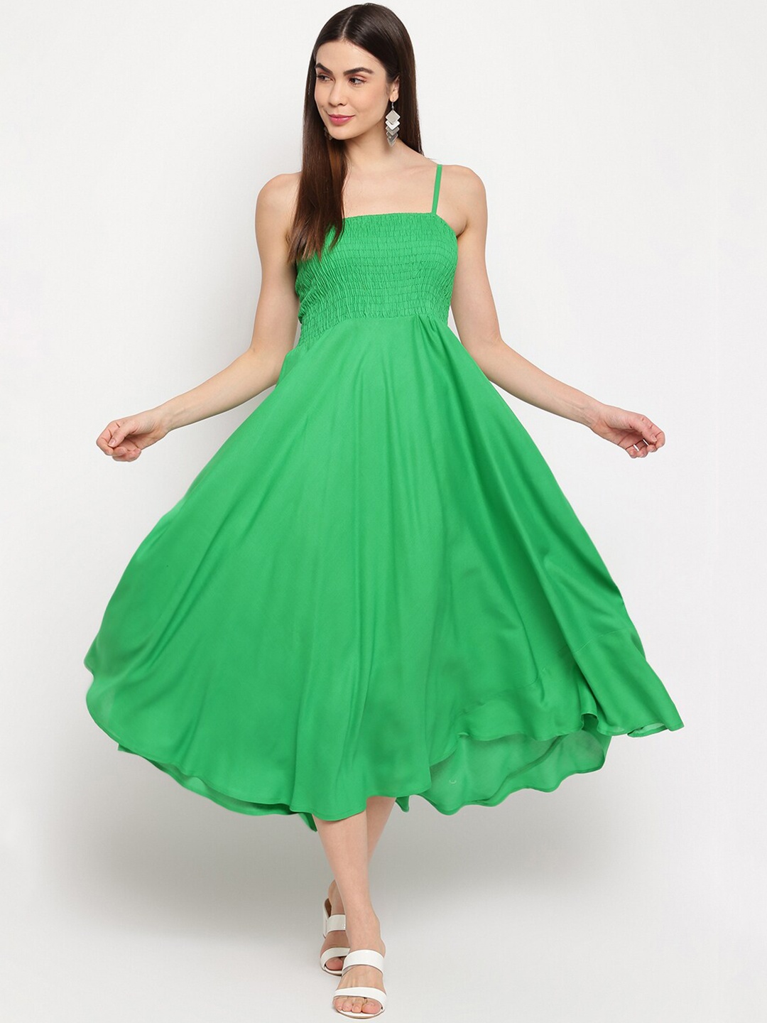 

Aawari Women Green Midi Dress