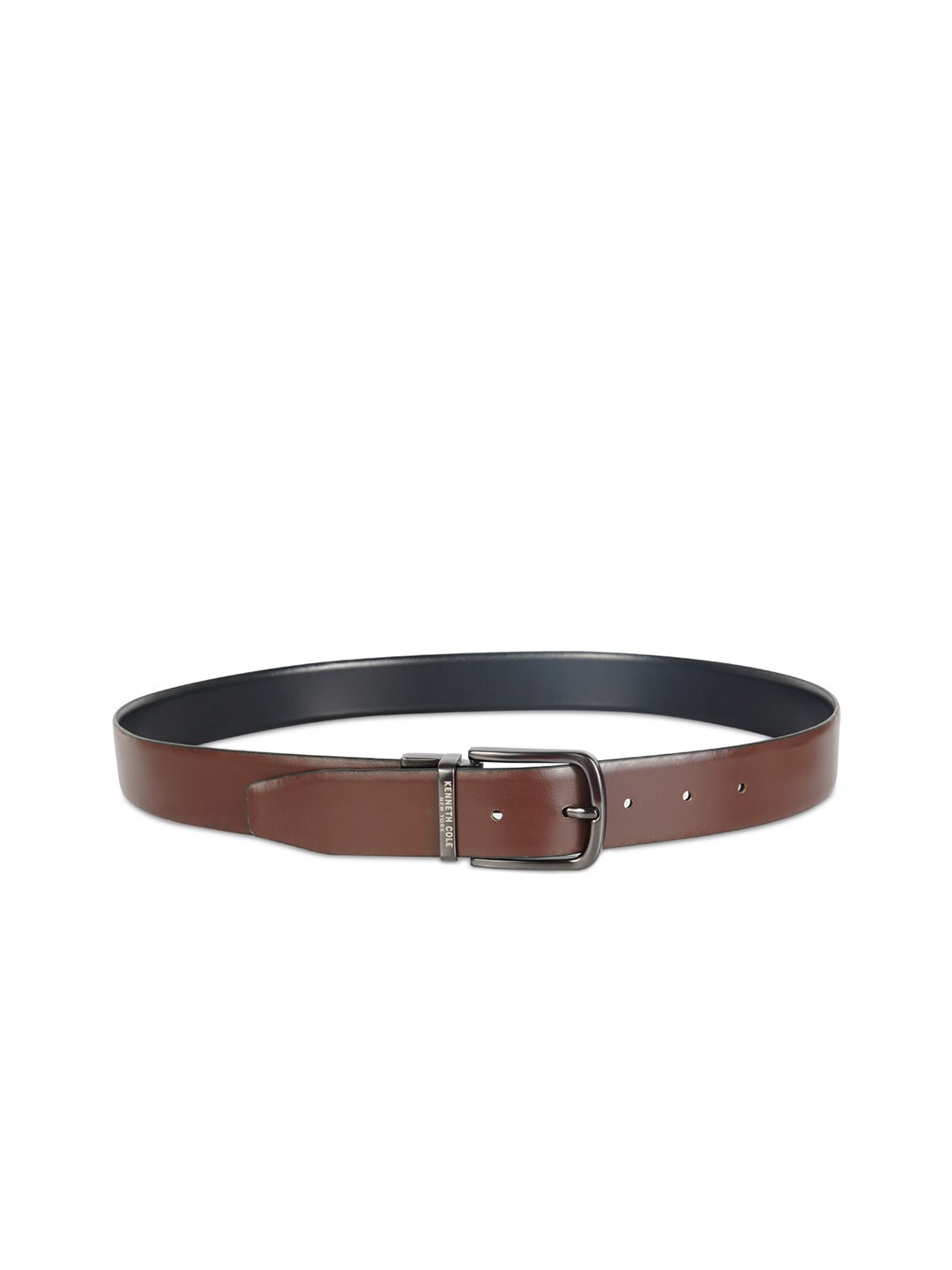 

Kenneth Cole Men Tan Leather Belt