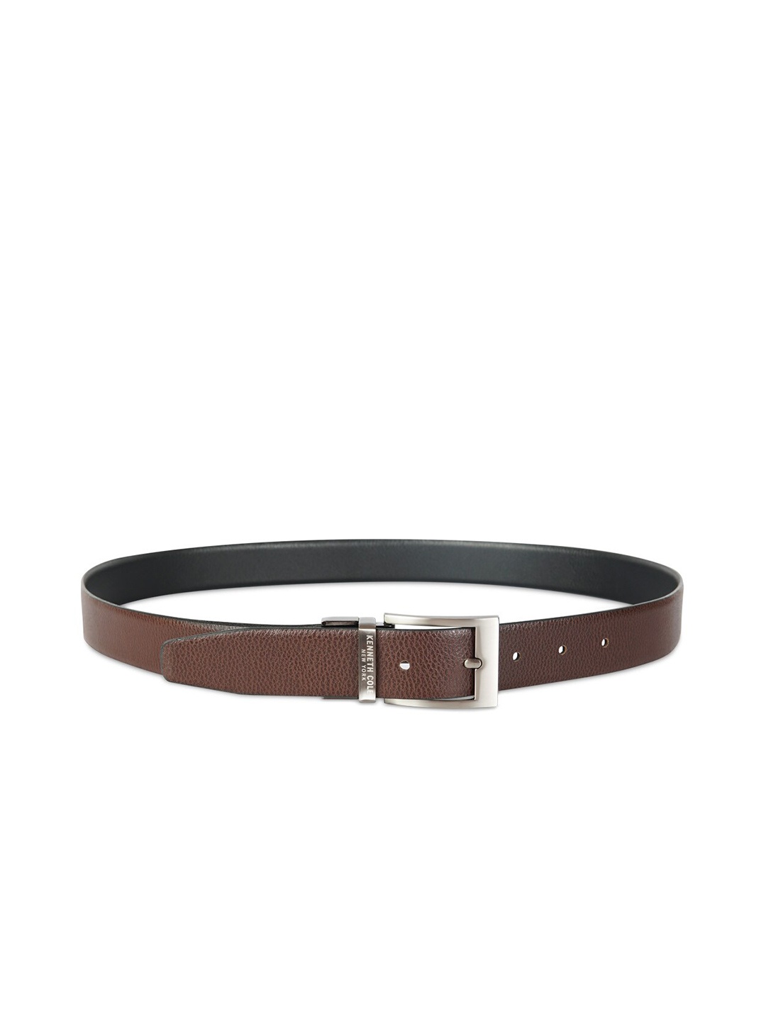 

Kenneth Cole Men Brown Reversible Leather Belt