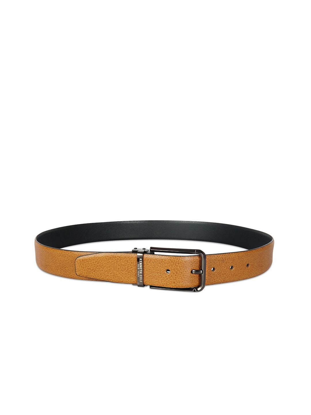 

Kenneth Cole Men Tan Reversible Leather Belt