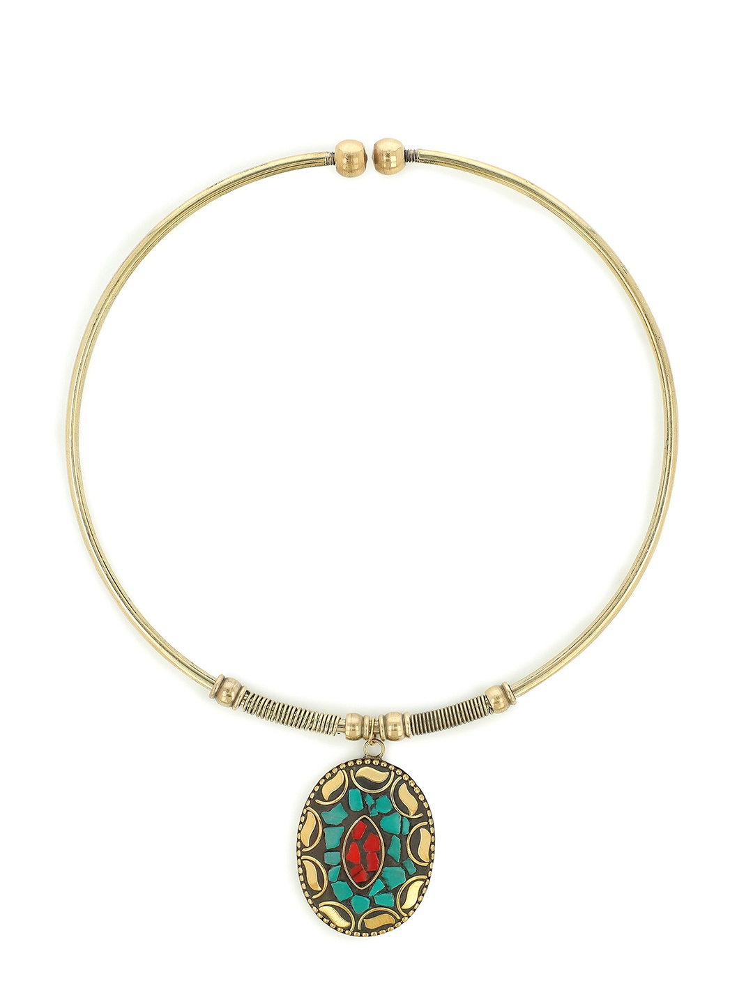 

EL REGALO Gold-Toned Hasli Tribal Necklace