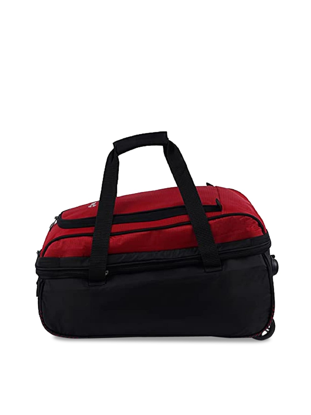 

Harissons Red & Black Solid Extender Duffel trolley