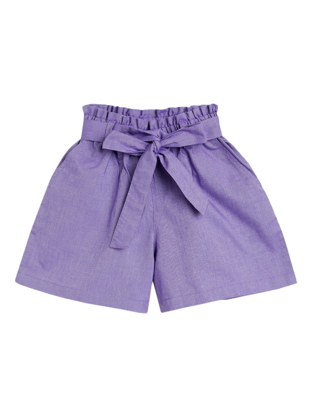 

Campana Girls Purple Chambray Shorts