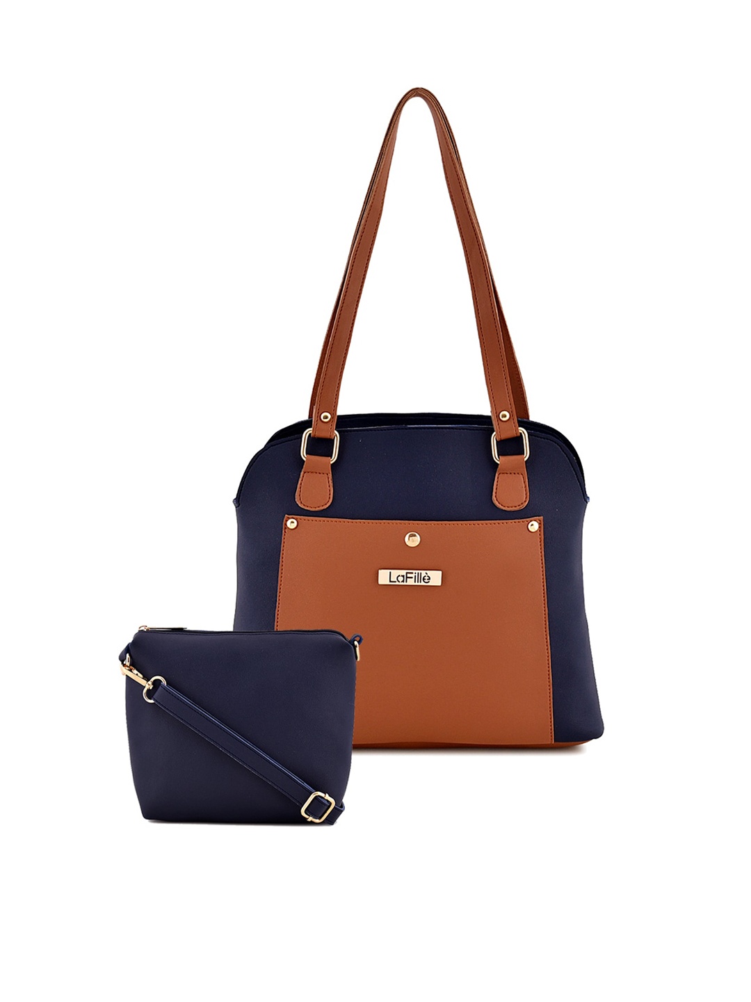 

LaFille Brown Set of 2 Handbags, Blue