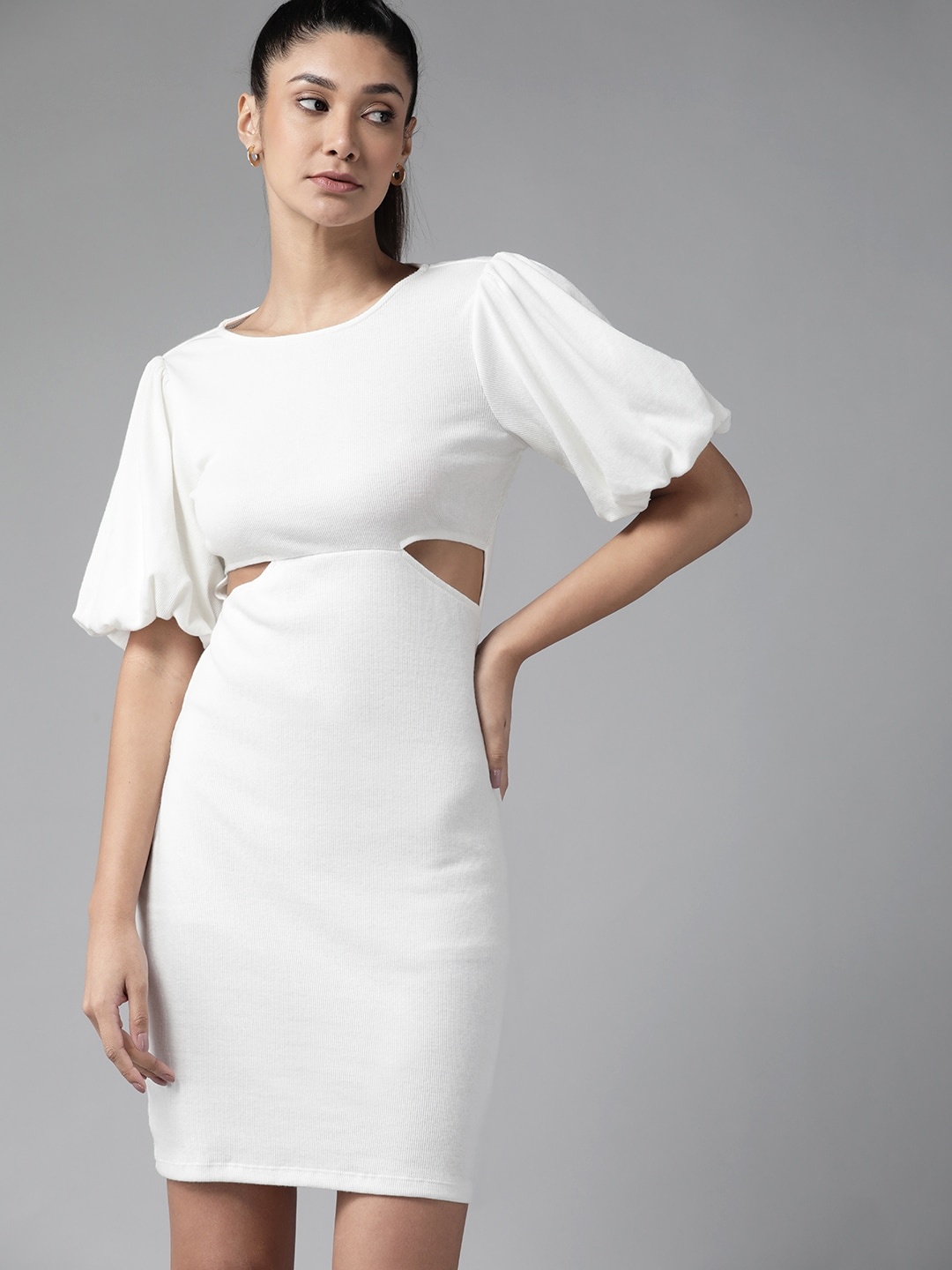 

Roadster White Sheath Dress