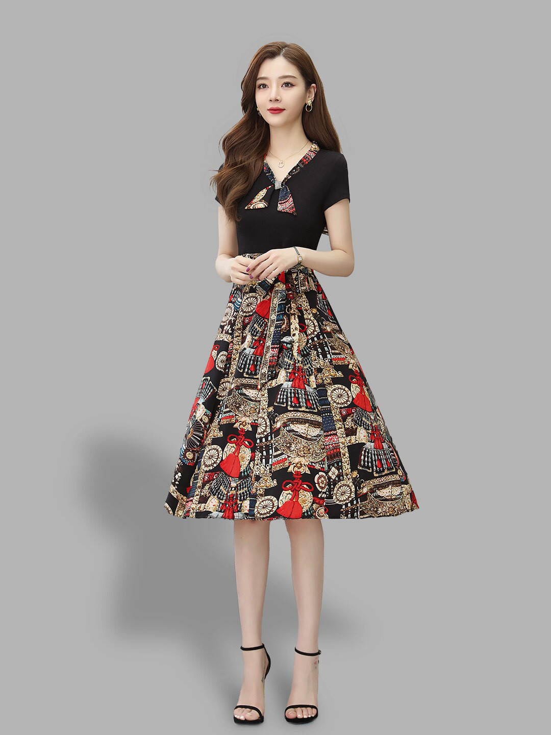 

JC Collection Multicoloured Floral Dress, Multi