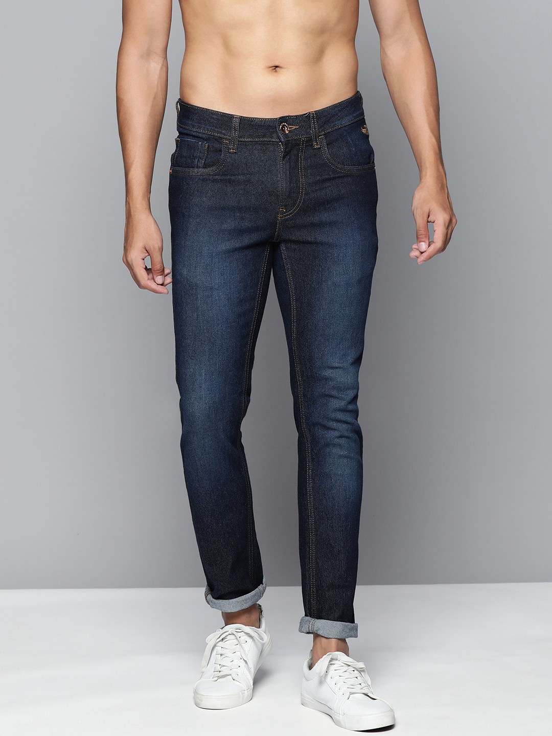 

Flying Machine Men Blue Jackson Skinny Fit Low-Rise Light Fade Stretchable Casual Jeans