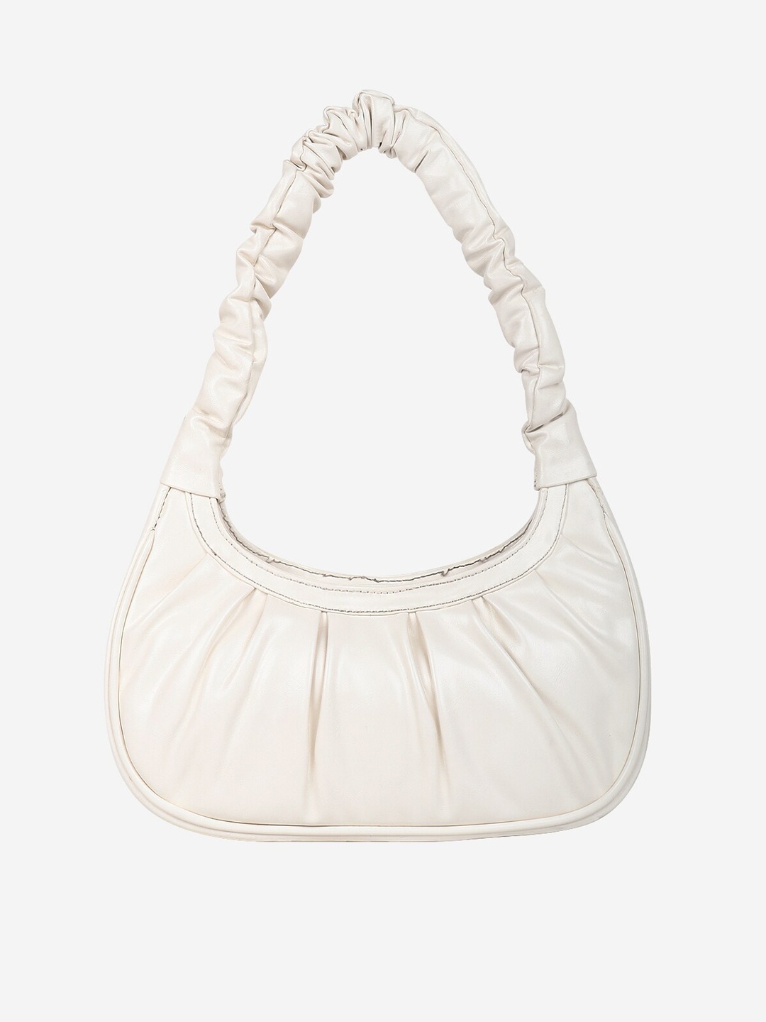 

Stropcarry Women White Bucket Hobo Bag