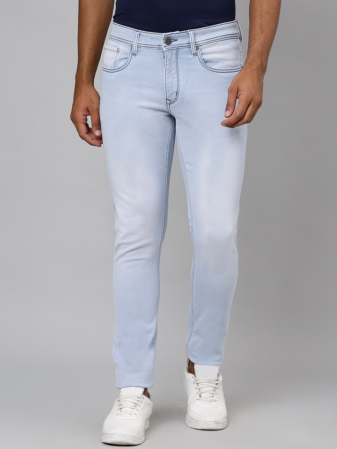 

Richlook Men Blue Slim Fit Heavy Fade Stretchable Jeans