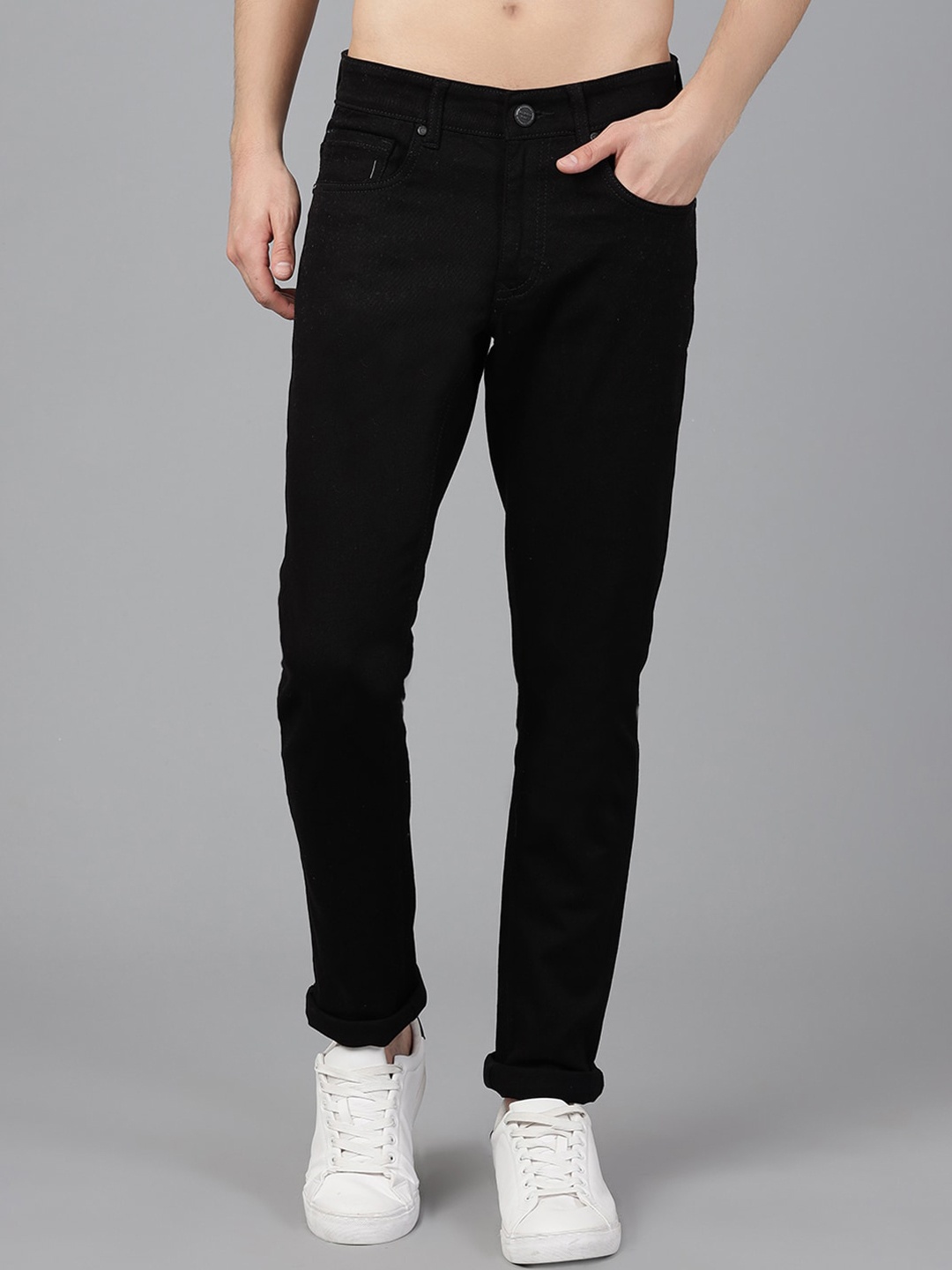 

Richlook Men Black Slim Fit Stretchable Jeans