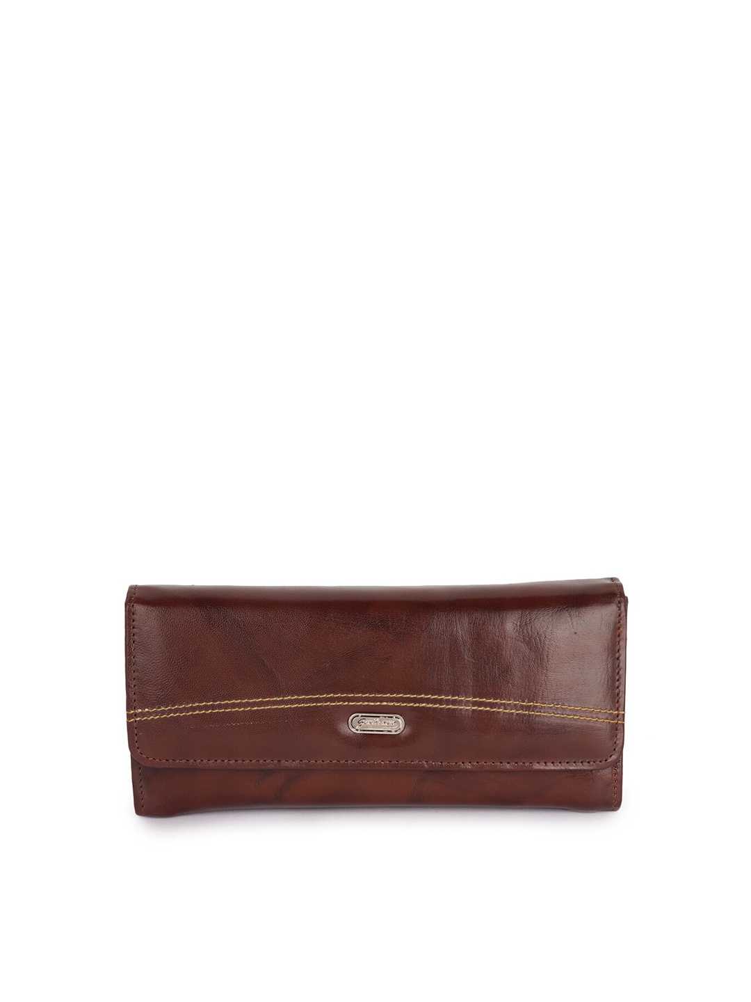 

Style SHOES Brown Leather Envelope Clutch