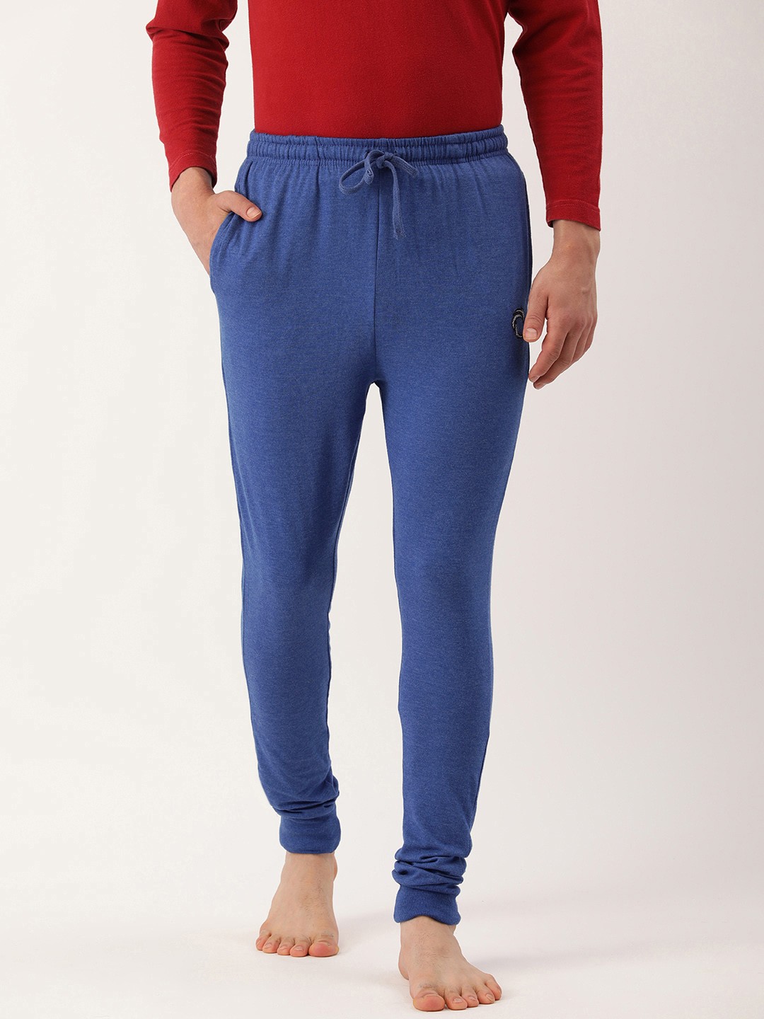 

Chromozome Men Blue Solid Lounge Joggers