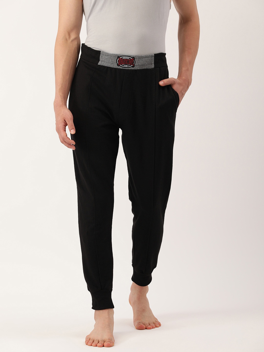 

Chromozome Men Black Solid Lounge Joggers