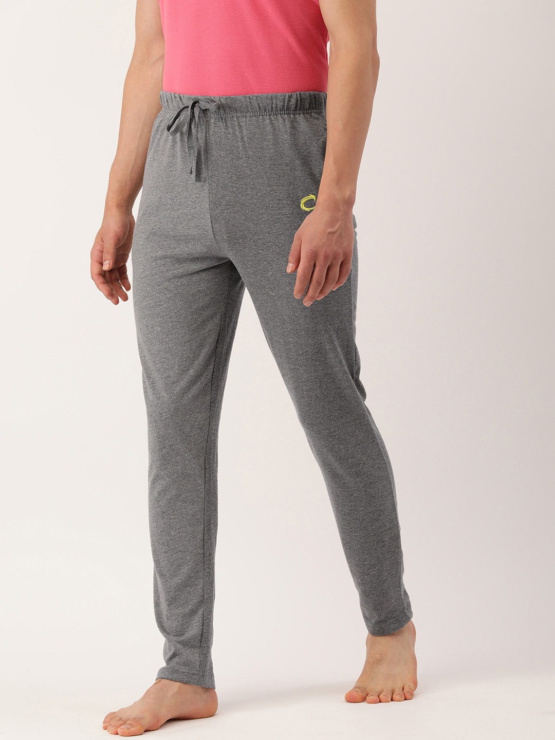 

Chromozome Men Charcoal Grey Solid Lounge Pants