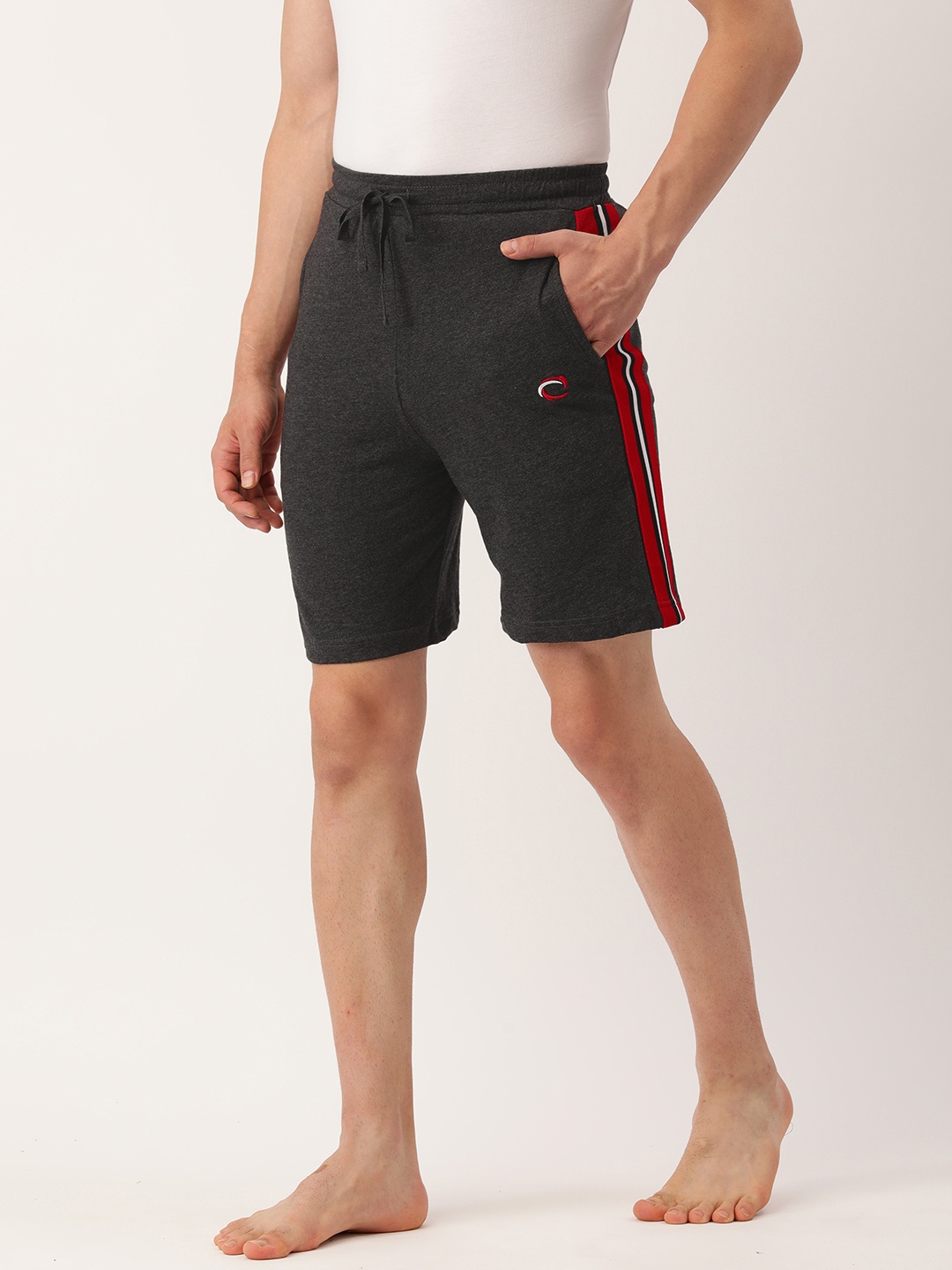 

Chromozome Men Charcoal Cotton Lounge Shorts