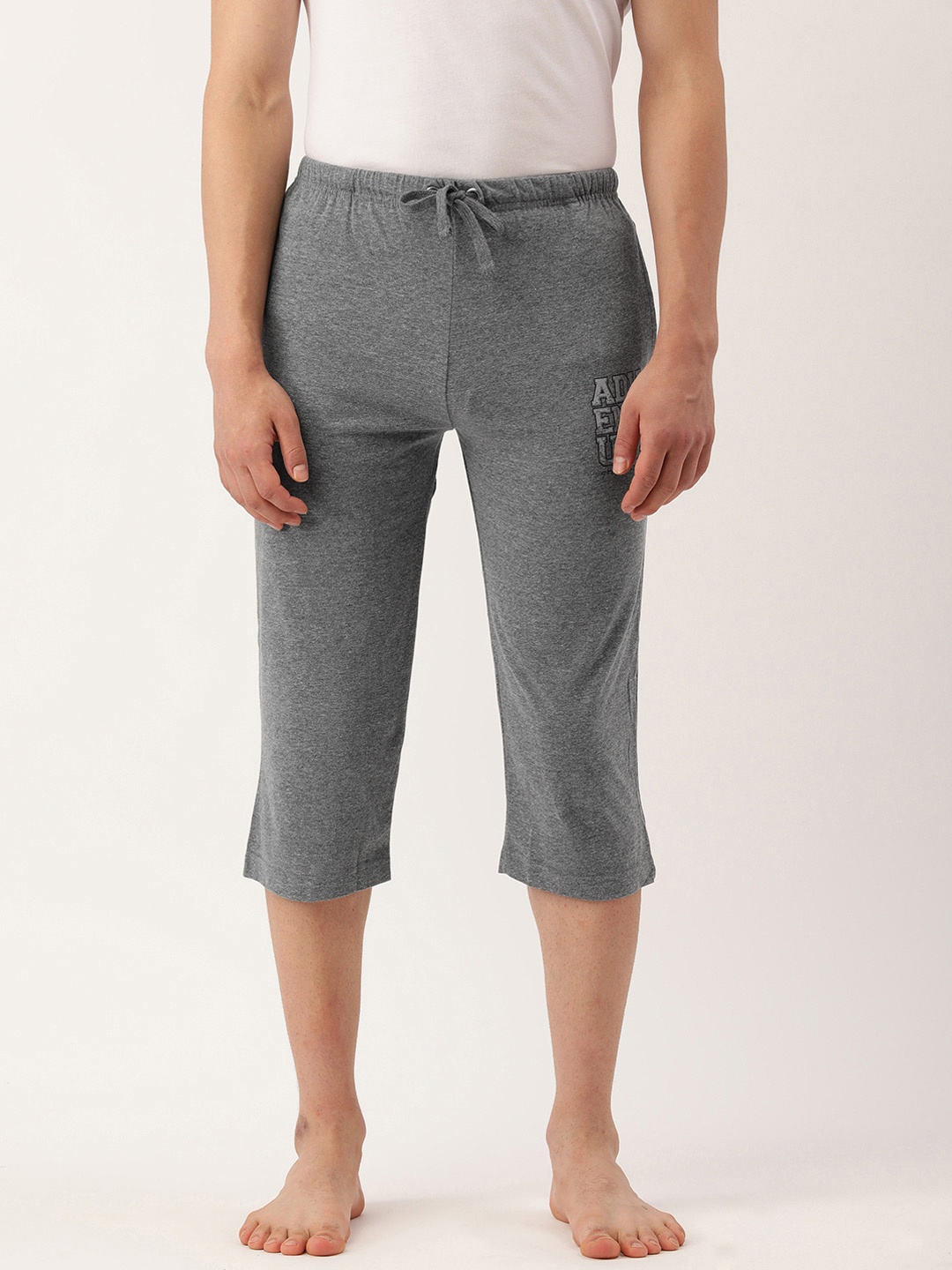 

Chromozome Men Cotton Lounge Shorts, Charcoal