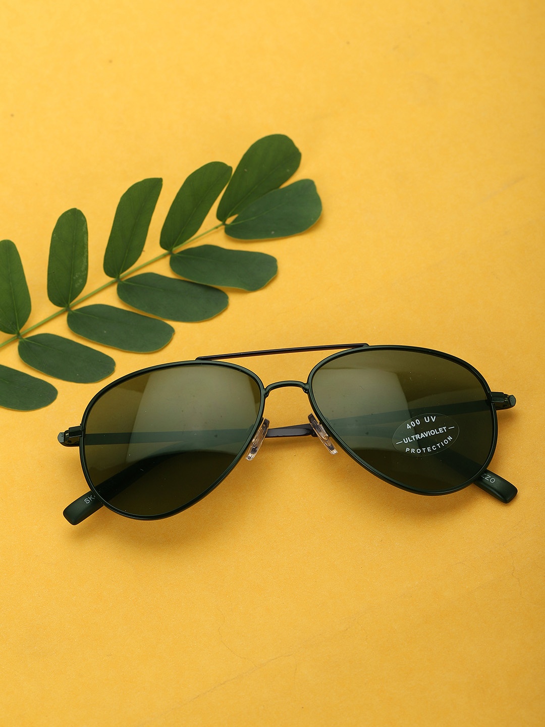 

Carlton London Boys Black Lens & Black Aviator Sunglasses with UV Protected Lens