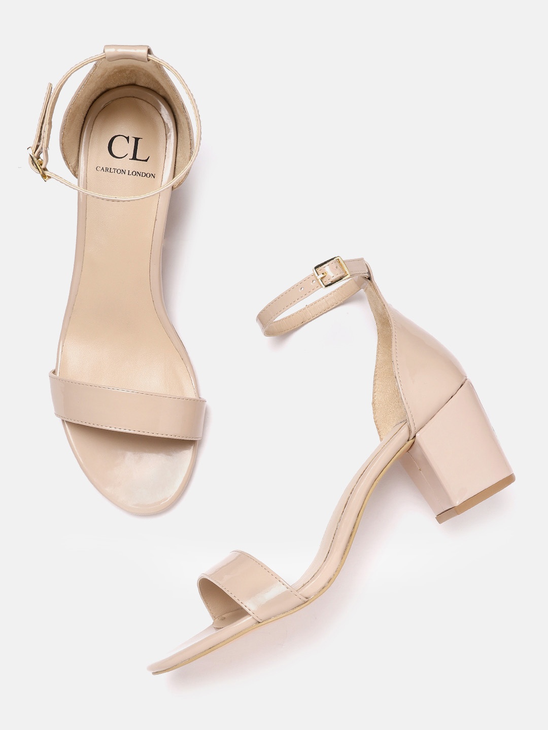 

Carlton London Women Nude-Coloured Block Heels