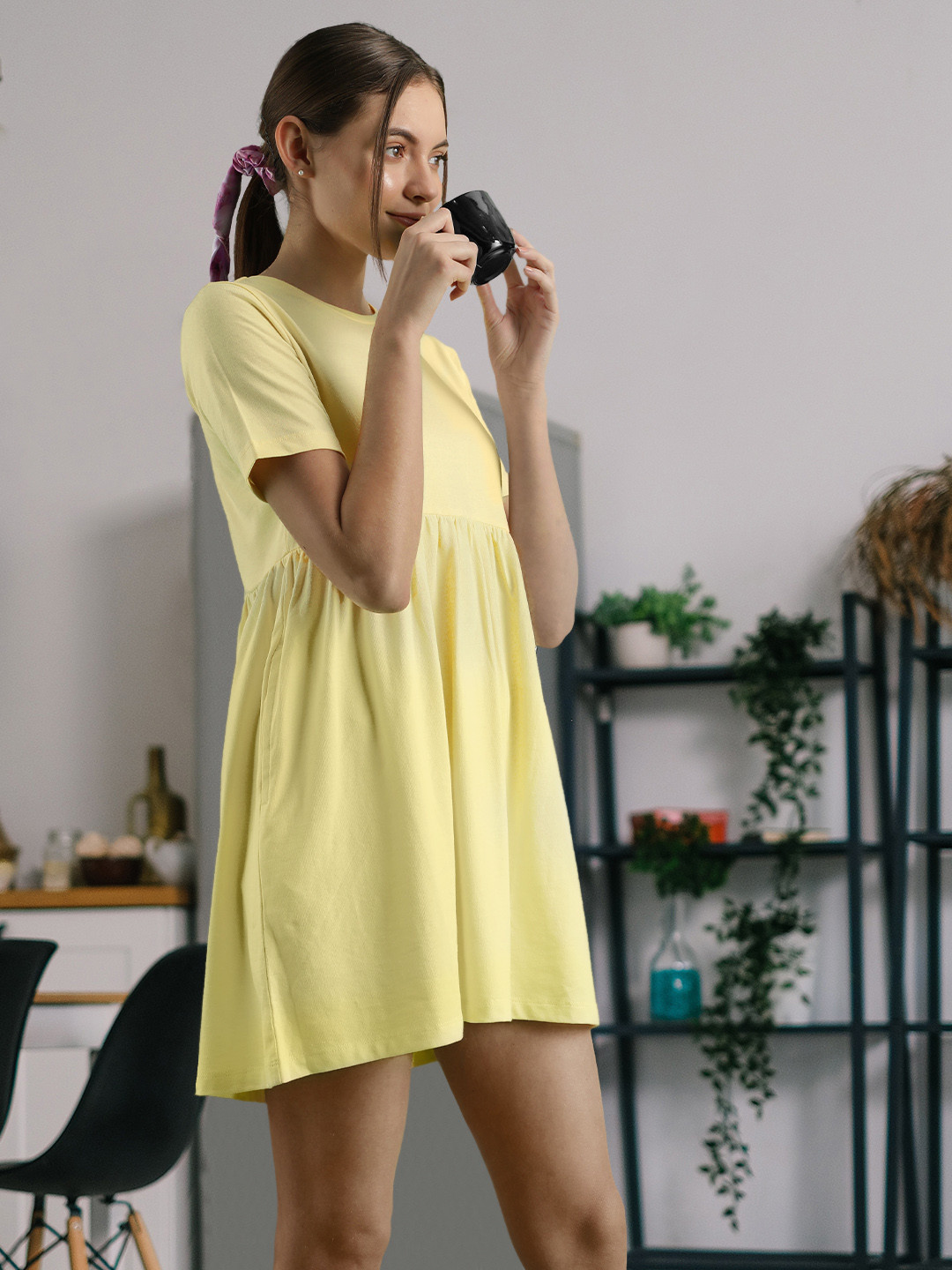 

ONLY Women Yellow Dress