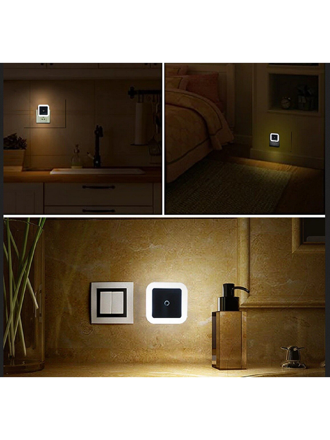 

SKYLOFTS White Plug in EU Night Lamp With Sensor