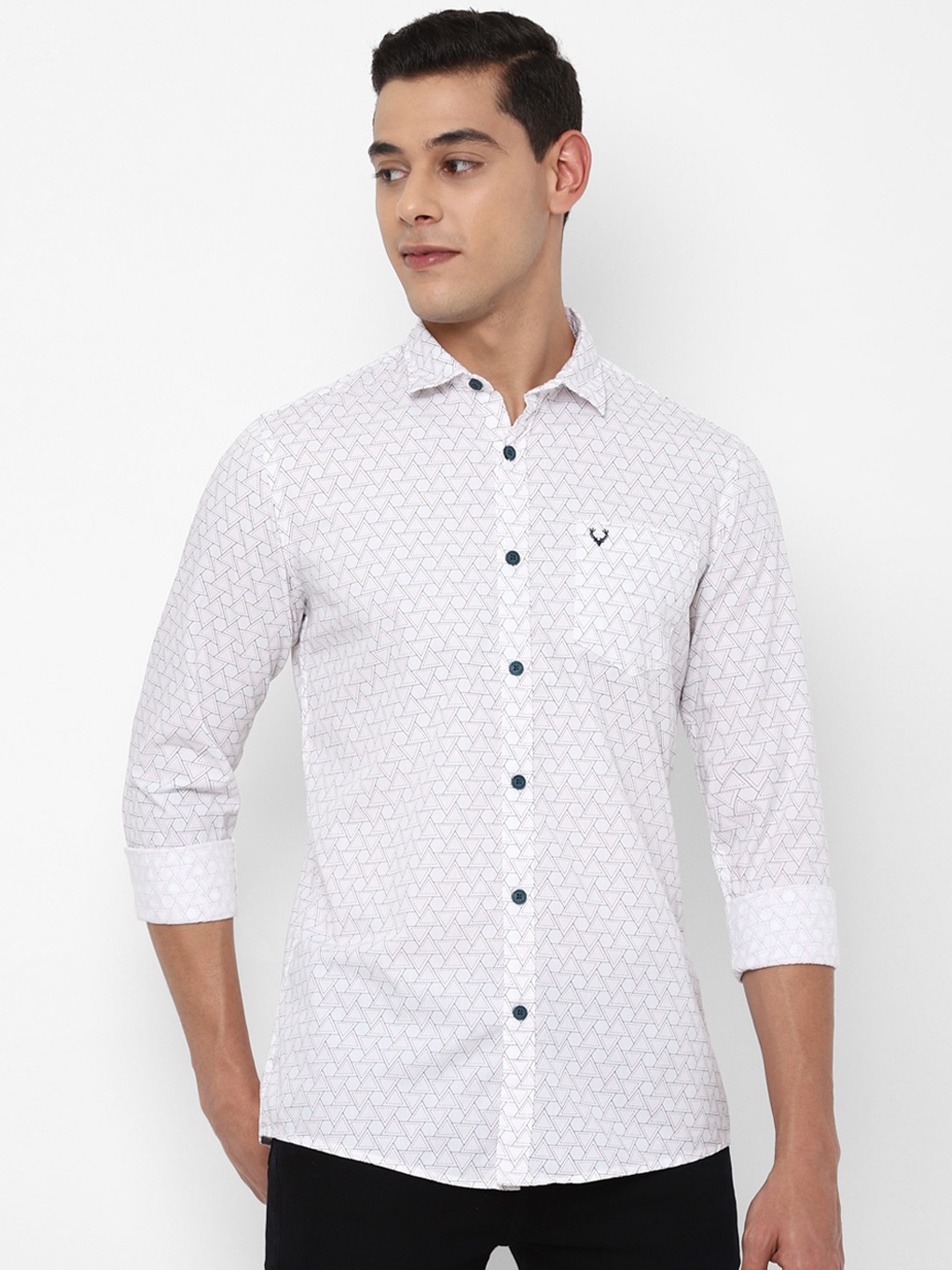 

Allen Solly Sport Men White Printed Casual Shirt