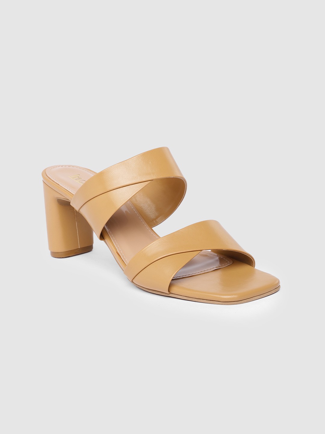 

Inc 5 Women Beige PU Medium Heel Fashion Sandal