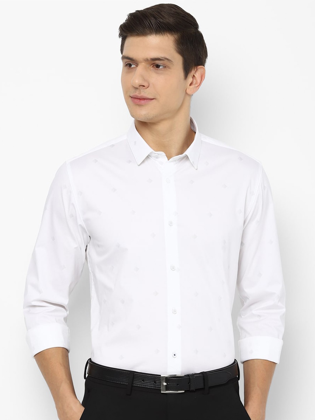 

Louis Philippe Sport Men White Slim Fit Casual Shirt