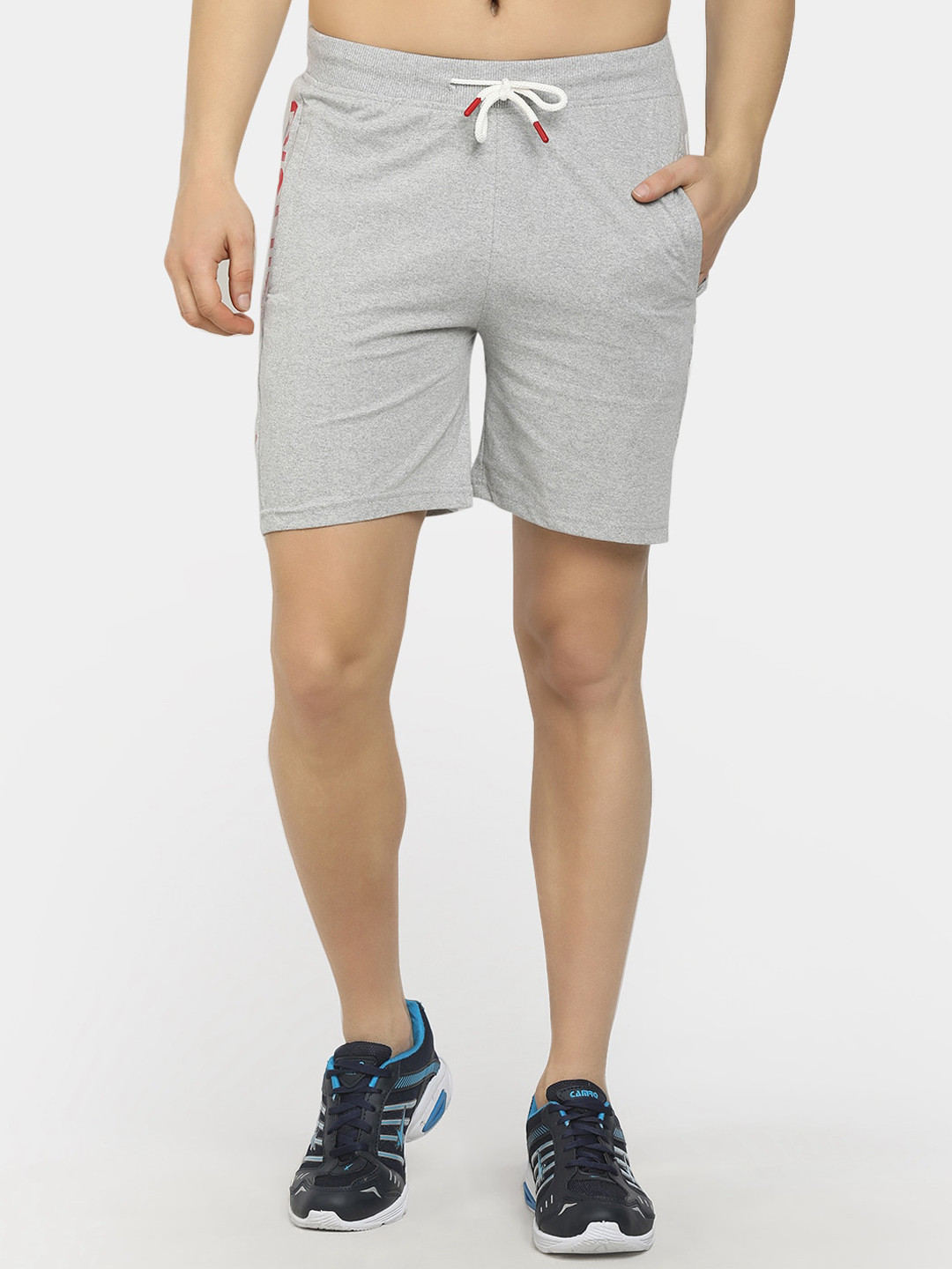 

V-Mart Men Grey Sports Shorts