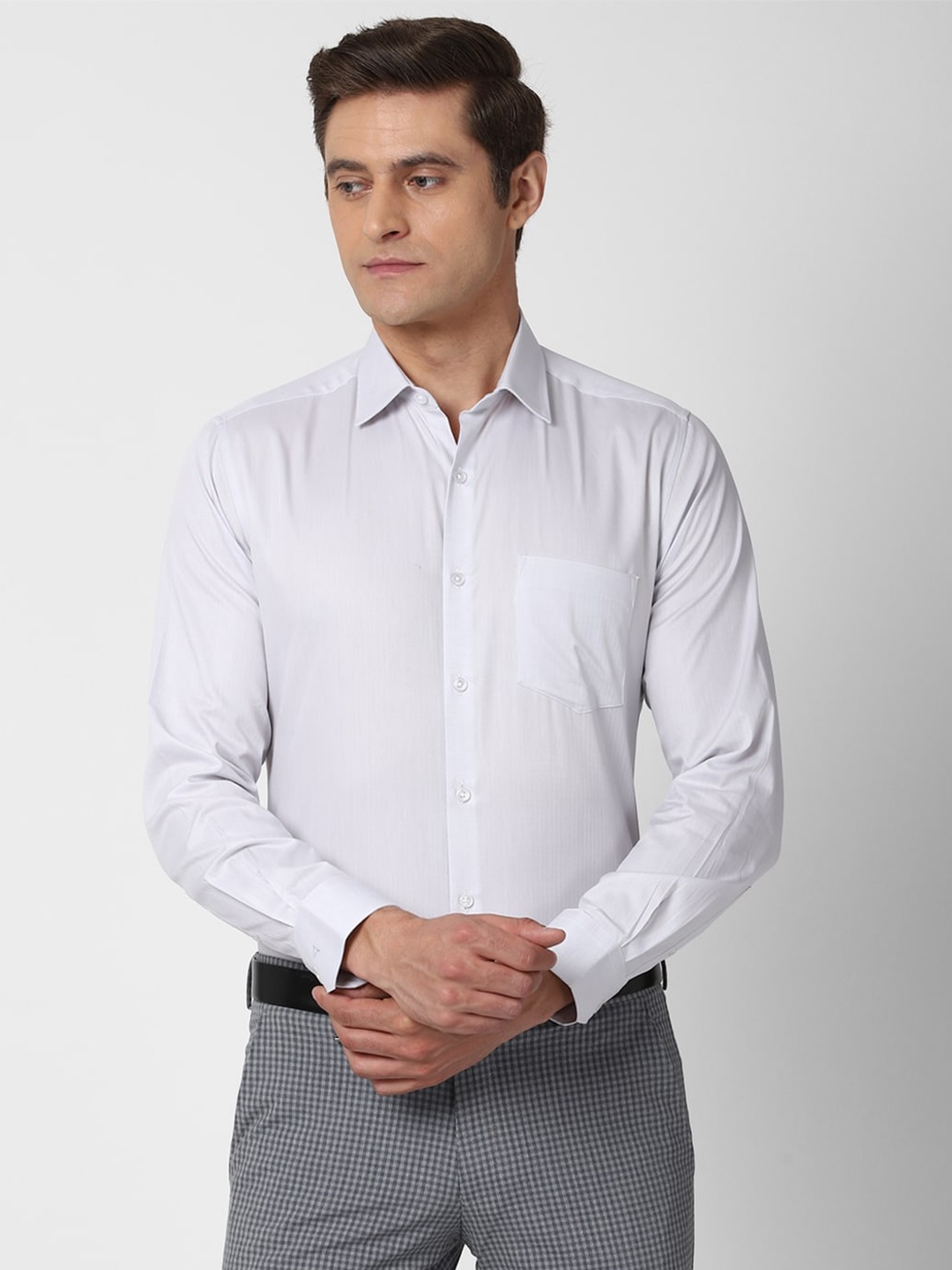 

Van Heusen Men White Formal Shirt