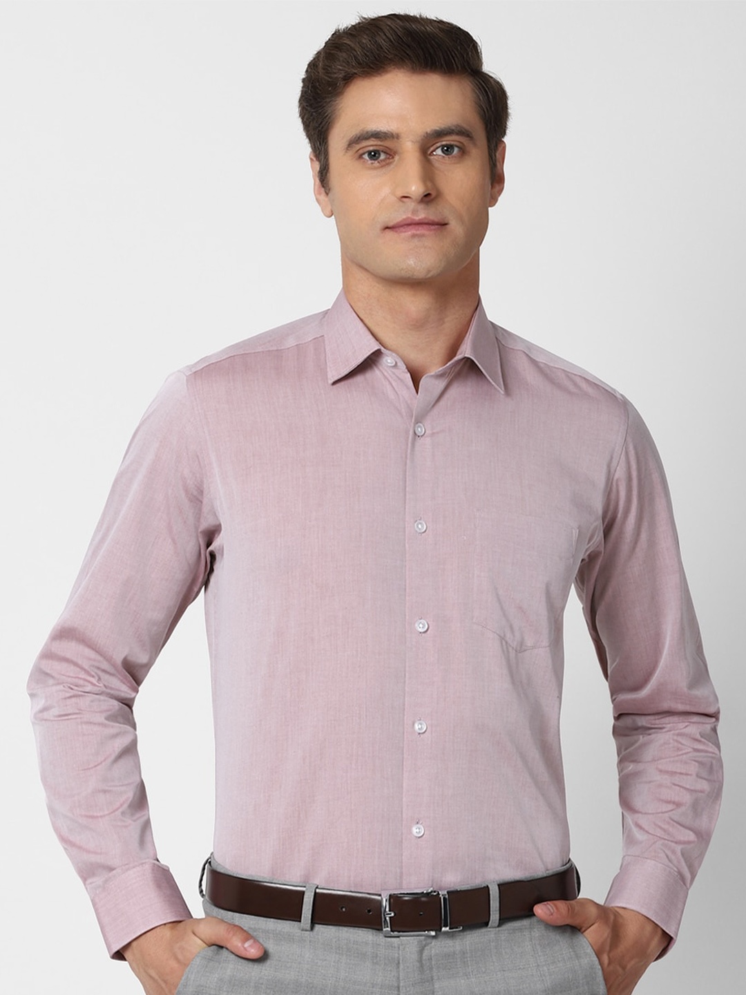 

Van Heusen Men Pink Formal Shirt