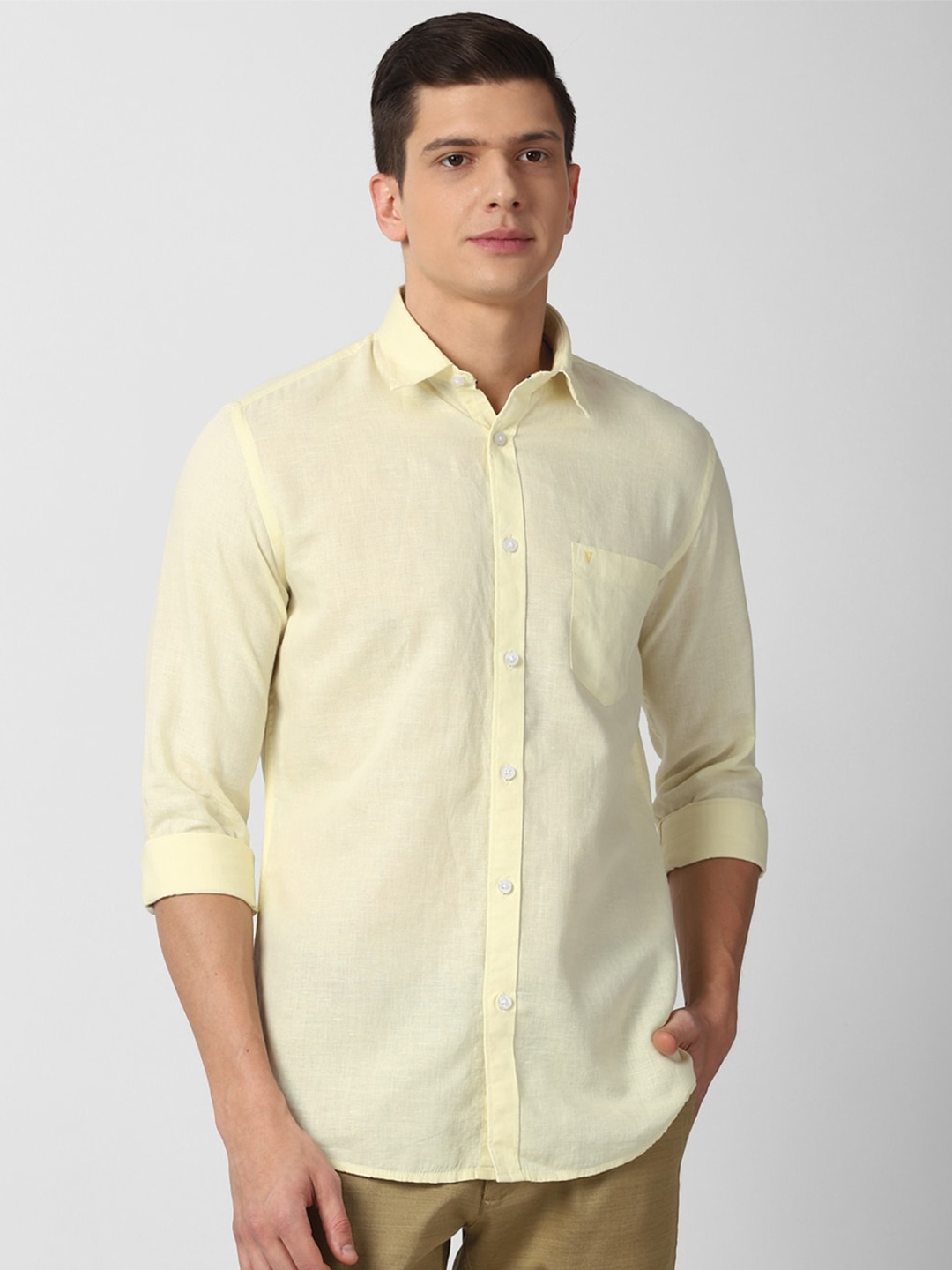 

Van Heusen Sport Men Yellow Slim Fit Casual Shirt