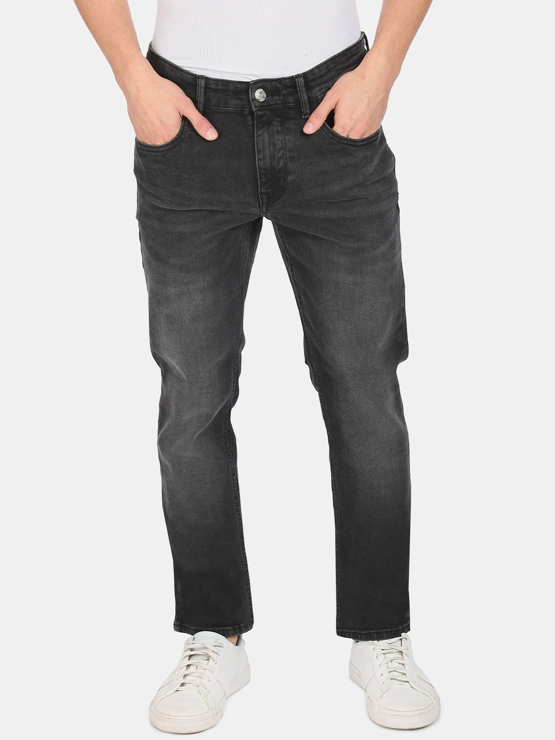 

U.S. Polo Assn. Denim Co. Men Black Slim Fit Light Fade Jeans