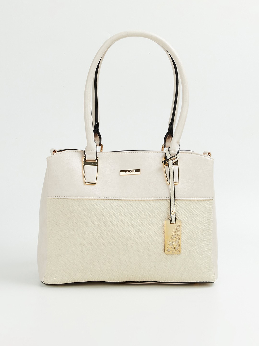 

CODE by Lifestyle Women Beige Structured Shoulder Bag