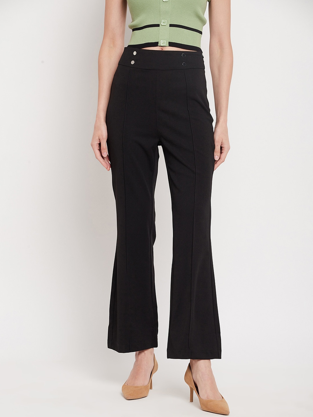 

Madame Women Black Trousers