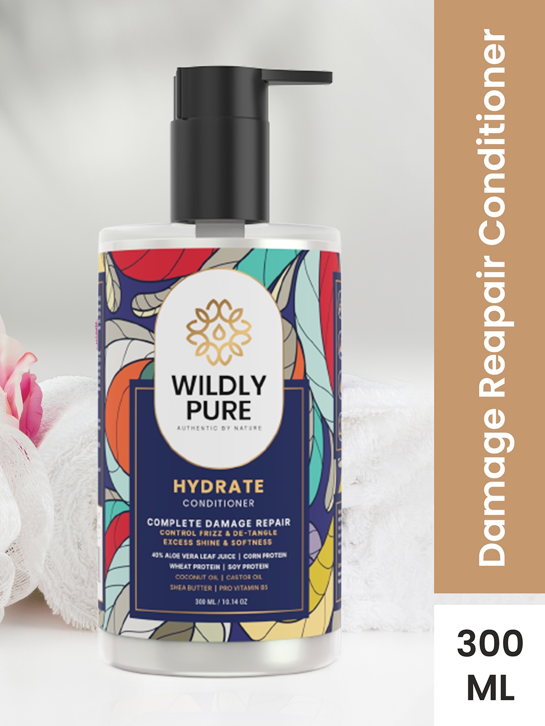 

Wildly Pure HYDRATE Dry & Dull Hair Anti-Frizz Conditioner 300ml, Multi
