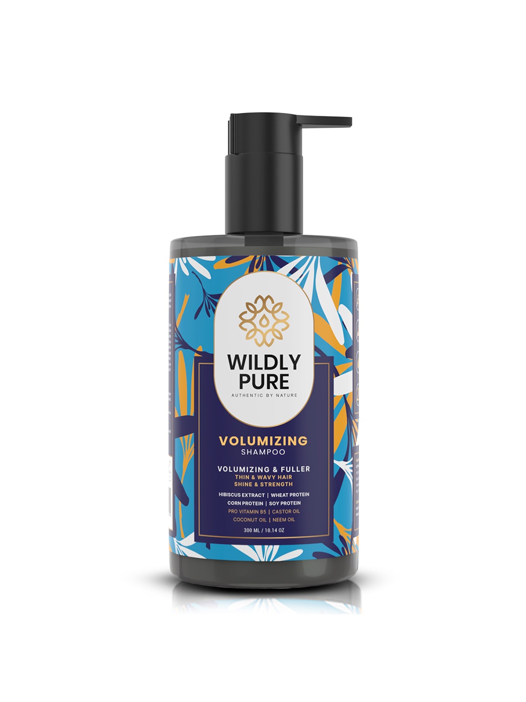 

Wildly Pure LUSH Thin & Wavy Hair Volumizing Shampoo 300ml, Blue