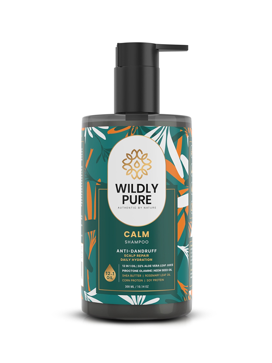 

Wildly Pure CALM Dry Itchy Scalp & Anti Dandruff Shampoo 300ml, Green