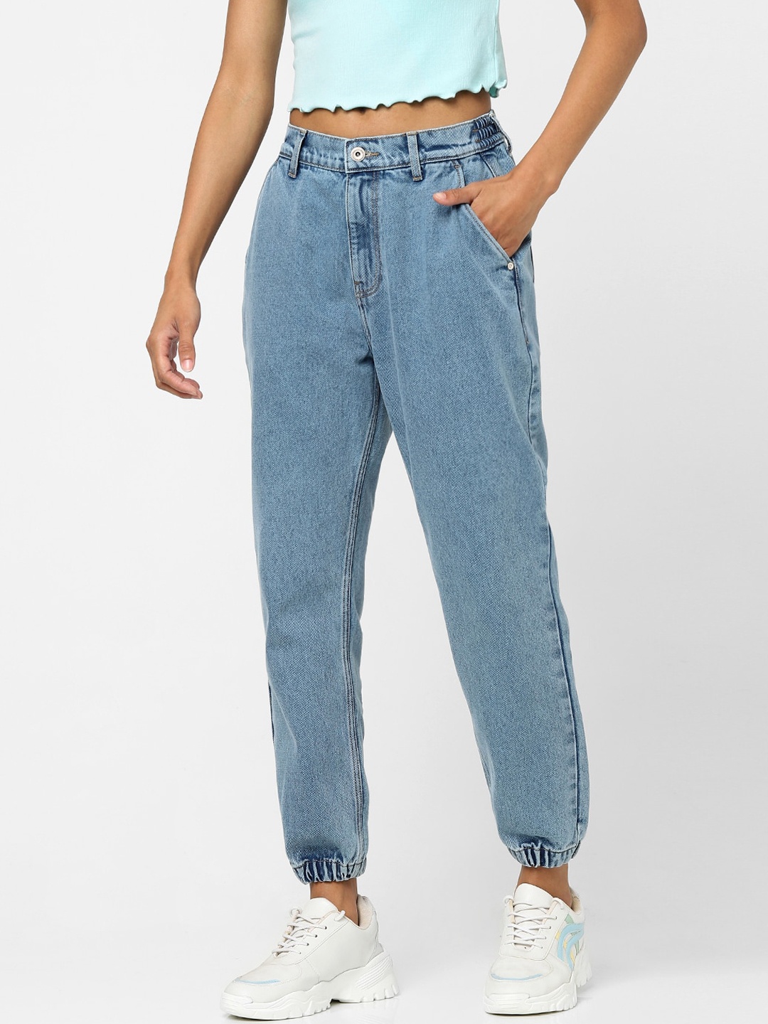 

ONLY Women Blue Jogger Jeans