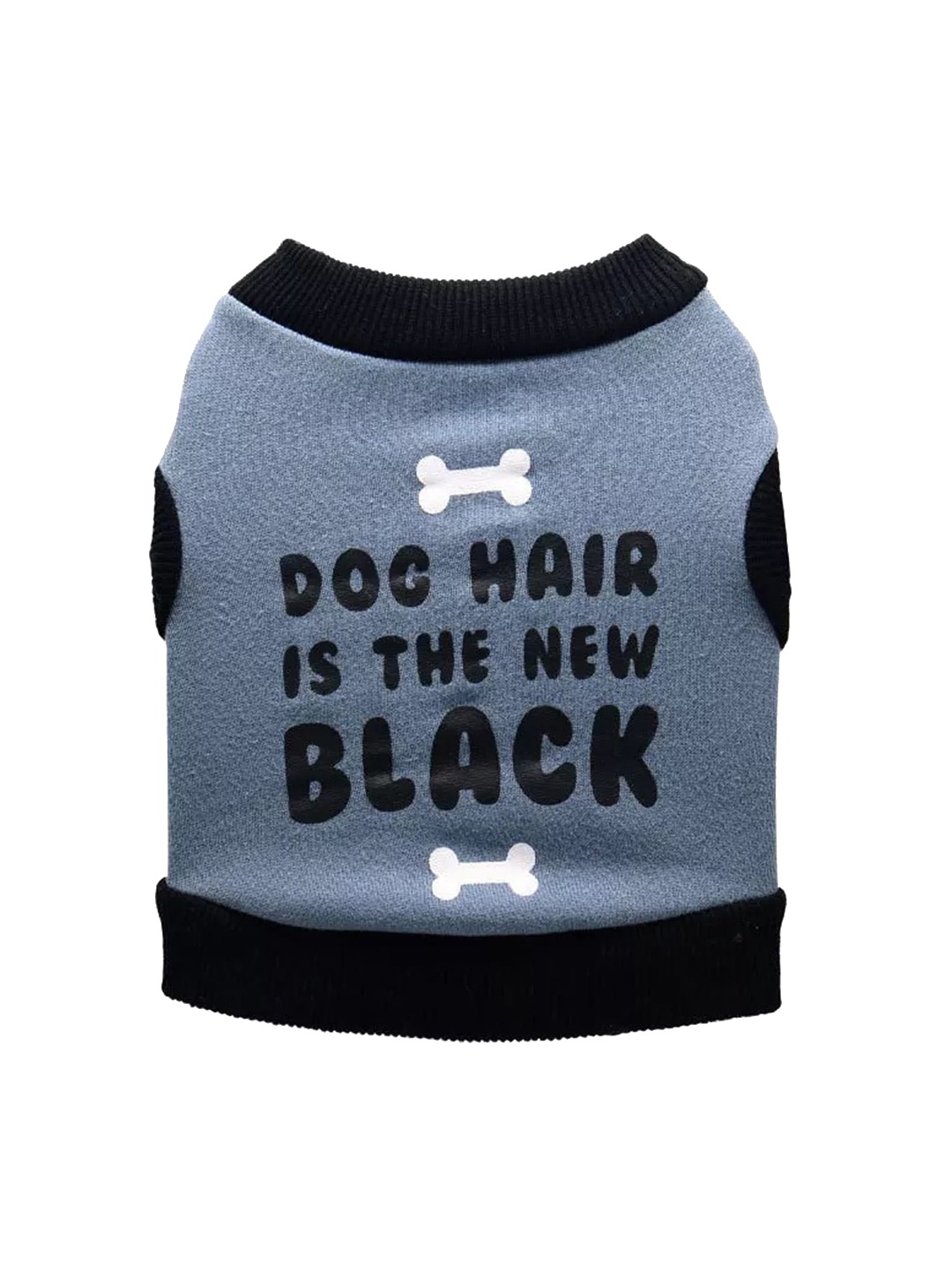 

PAWCHIE Blue & Black Printed Dog Tshirts