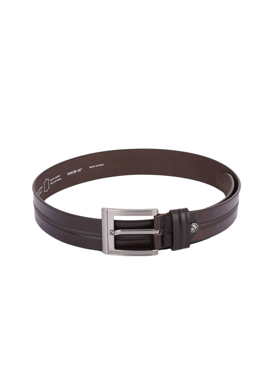 

Style SHOES Men Brown Leather Belt