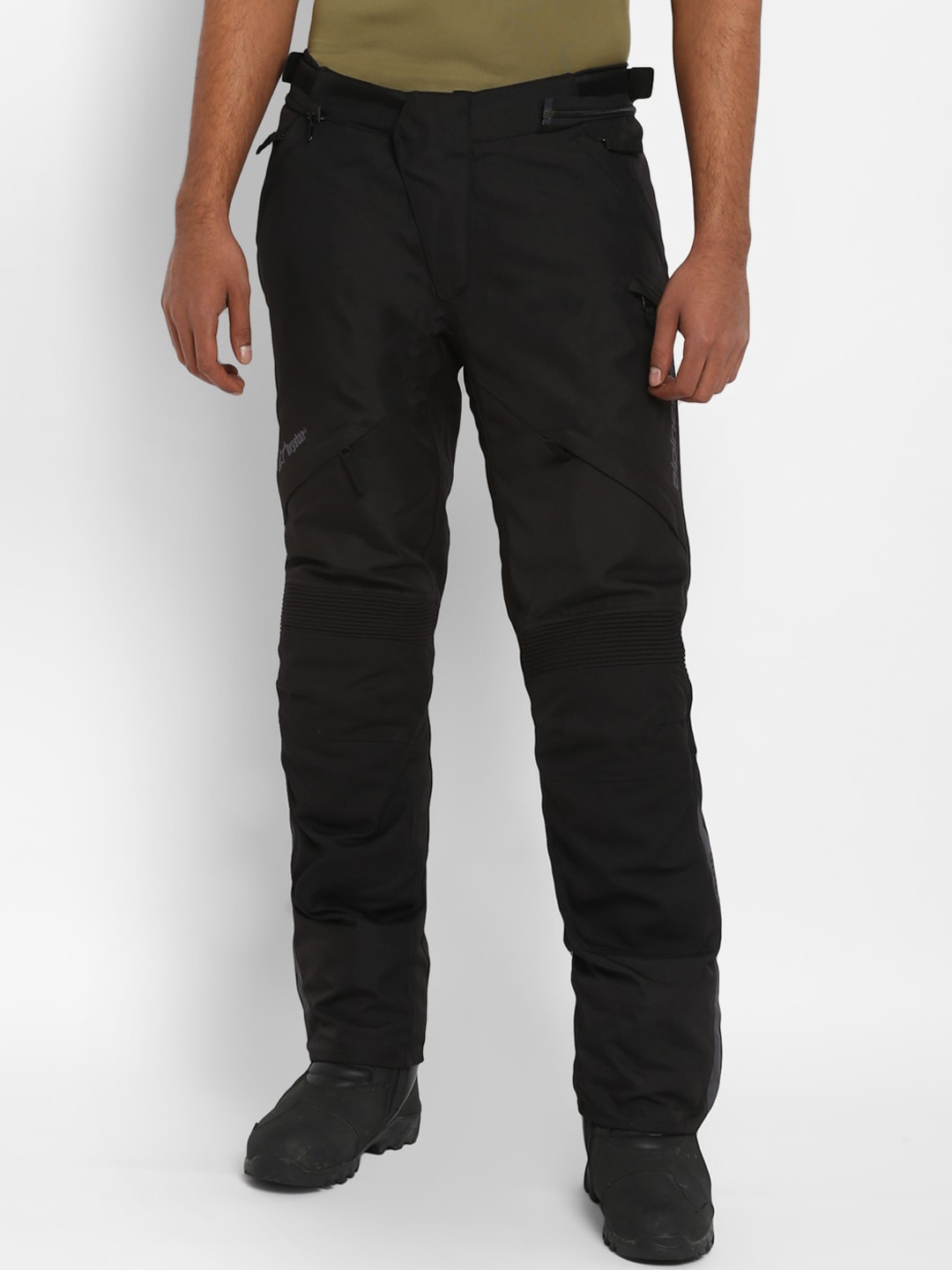 

Royal Enfield Men Black Riding Trousers