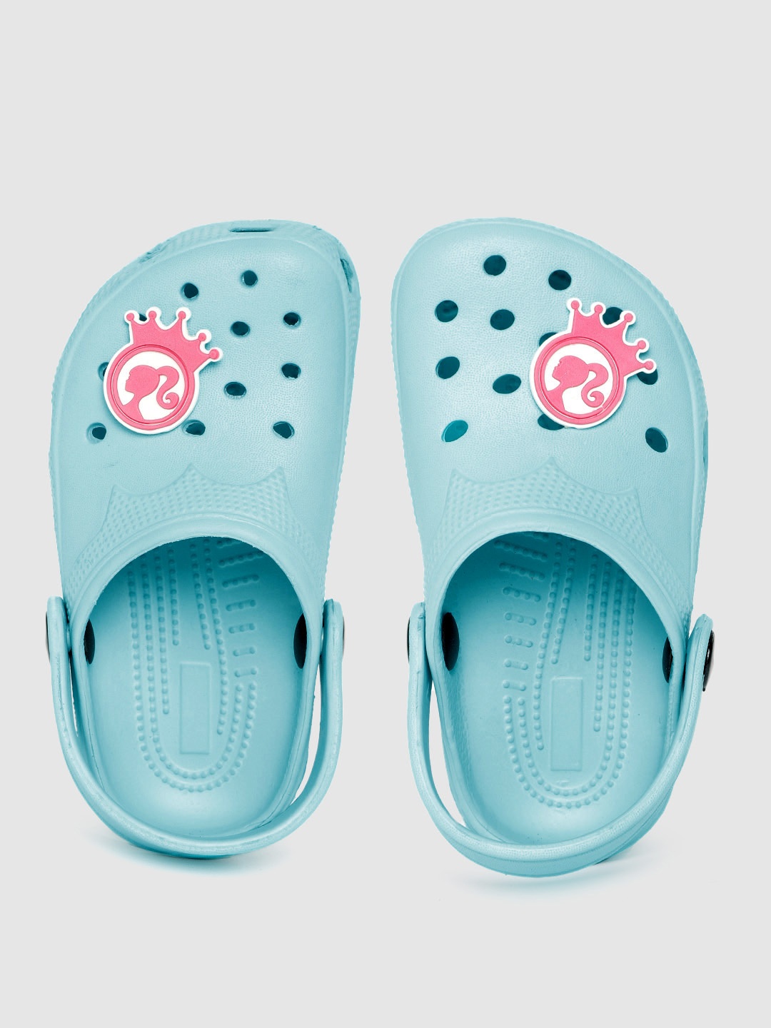 

toothless Girls Turquoise Blue Barbie Rubber Clogs