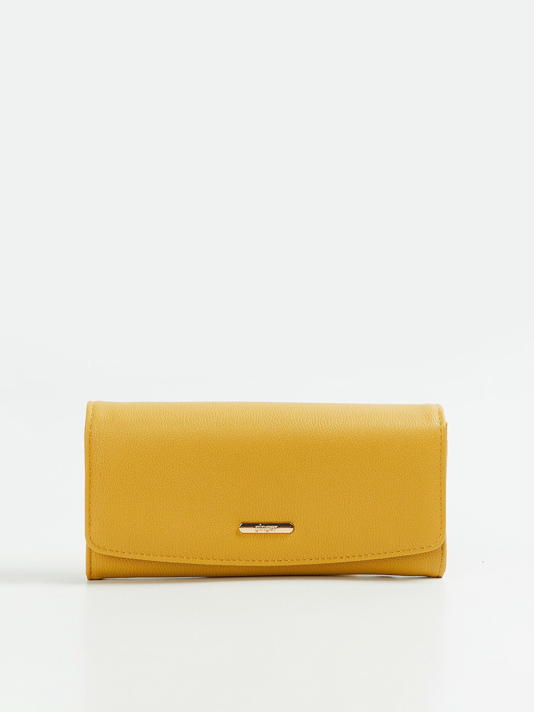 

Ginger by Lifestyle Women Yellow Two Fold Wallet